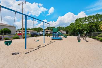 An outdoor playground.